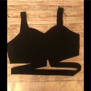 Black Women's Crop Top